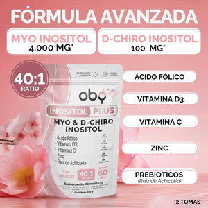 Pack: Inositol Plus + Omega 3 + Magnesio Complex oby-mx