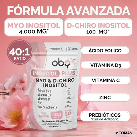 Pack: Inositol Plus + Omega 3 + Magnesio Complex oby-mx