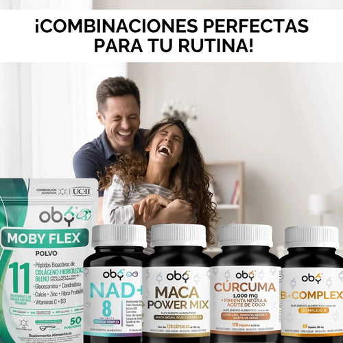 OBY Maca Negra, Maca Roja y Maca Amarilla | 120 Cápsulas $̶4̶9̶9̶.̶0̶0̶ oby.mx