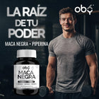 Maca Negra Peruana Orgánica 60 cápsulas oby.mx