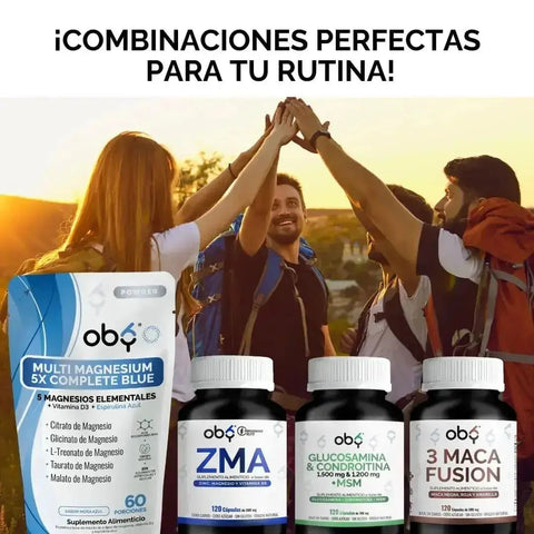 OBY Shilajit y Colágeno Marino Hidrolizado Puro |  60 Cápsulas oby.mx