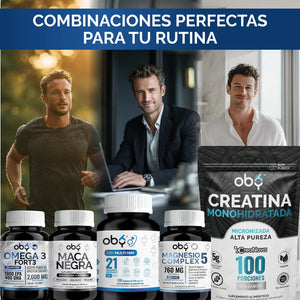 Multivitamínico Hombre 21 ingredientes 120 cápsulas oby.mx