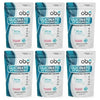 Pack de 6 Pouch: OBY Glicinato de Magnesio con Zinc | Polvo 600 gr | Sabor Frambuesa