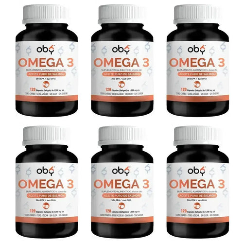 OBY Omega 3: Aceite Puro de Salmón Salvaje oby.mx