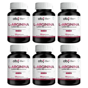 Pack de 6 frascos: OBY L-Arginina de Alta Potencia Fast Bundle