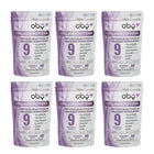 Pack de 6 Pouch: OBY Colageno Hidrolizado Puro Polvo Sin sabor 500 gr | con Acido Hialuronico, Vitaminas, Biotina, Keratina, Resveratrol y Fibra Bambu Fast Bundle