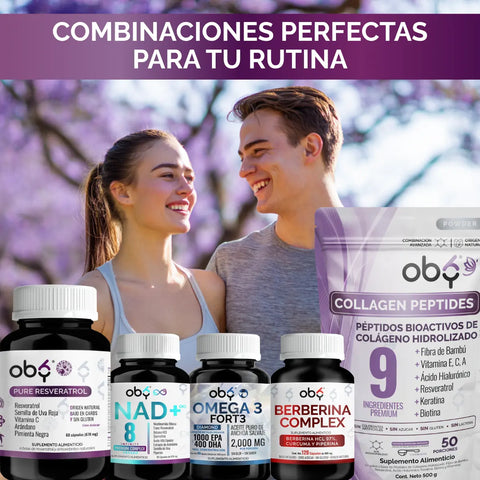 Resveratrol Puro con Semilla de Uva Roja 60 cápsulas oby.mx