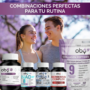 Resveratrol Puro con Semilla de Uva Roja 120 cápsulas oby.mx