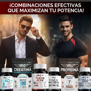Multivitamínico Hombre 12 ingredientes 60 cápsulas oby.mx