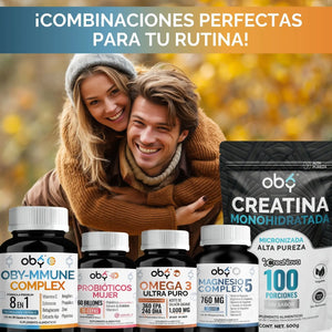 *Obymmune Complex 8 en 1 Defensas (60 cápsulas) oby.mx