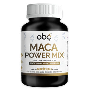 OBY Maca Negra, Maca Roja y Maca Amarilla | 120 Cápsulas $̶4̶9̶9̶.̶0̶0̶ oby.mx