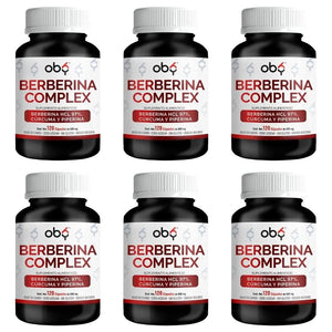 Pack de 6 frascos: OBY Berberina Complex | 120 caps Fast Bundle
