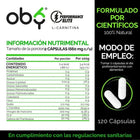 OBY L Carnitina con Vinagre de manzana, CLA y cetonas | 120 Cápsulas $̶5̶4̶9̶.̶0̶0̶ oby.mx