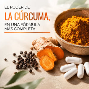 Cúrcuma Orgánica con Aceite de Coco 120 cápsulas oby.mx