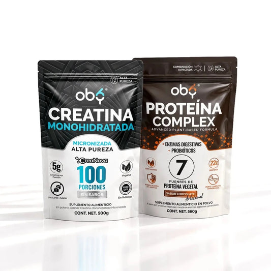 Pack: Creatina Monohidratada + Proteína Complex Chocolate Fast Bundle