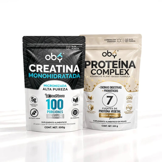 Pack: Creatina Monohidratada + Proteína Complex Vainilla Fast Bundle