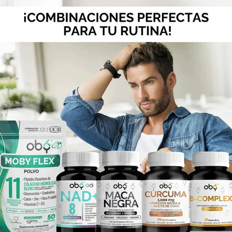 Oby Maca Negra Peruana Orgánica | 60 cápsulas oby.mx