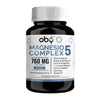 Magnesio Complex 5 OBY | 5 Tipos de Magnesios Premium | Alta Biodisponibilidad | 60 Cápsulas