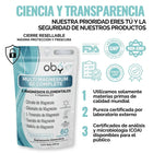Magnesio Complex 5 Polvo | 5 Magnesios + Vitamina D3 |Sabor Lemonade | 600g oby.mx