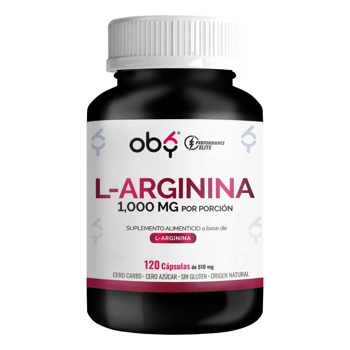 L-Arginina 120 cápsulas oby.mx