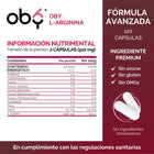 L-Arginina 120 cápsulas oby.mx