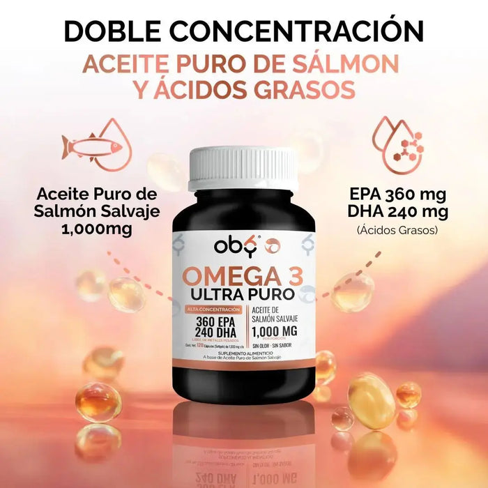 OBY Omega 3: Aceite Puro de Salmón Salvaje $̶5̶4̶9̶.̶0̶0̶ oby.mx