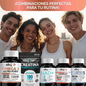 *Omega 3 Aceite Puro de Salmón Salvaje (60 cápsulas) oby.mx