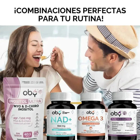 OBY Berberina Pura con Cúrcuma y Pimienta Negra | 60 cápsulas oby.mx