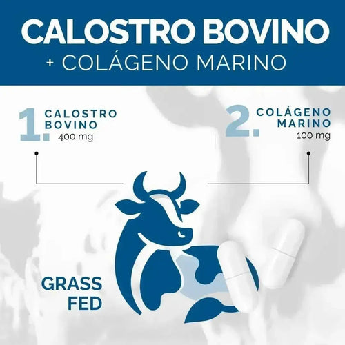 OBY Calostro Bovino | Suplemento Alimenticio con Colágeno Marino | 120 Cápsulas $̶8̶7̶9̶.̶0̶0̶ oby.mx