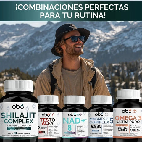 Shilajit Complex Ultra Puro Del Himalaya | 60 Cápsulas oby.mx
