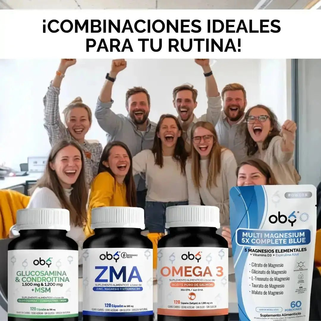 OBY B Complex | Complejo B completo | 60 cápsulas $̶3̶2̶9̶.̶0̶0̶ oby.mx