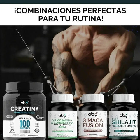 OBY ZMA Zinc, Citrato de Magnesio y Vitamina B6 | 120 Cápsulas oby.mx