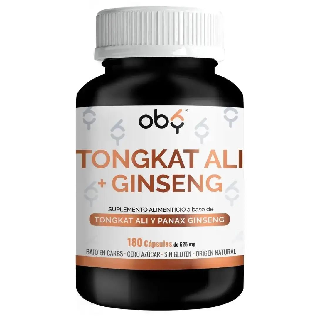 OBY Tongkat Ali + Ginseng | 180 Cápsulas $̶5̶9̶9̶.̶0̶0̶ oby.mx