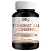 OBY Tongkat Ali + Ginseng | 180 Cápsulas