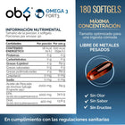 Omega 3 Forte 2000 mg Anchoa Salvaje 180 cápsulas oby.mx
