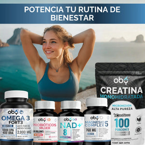 Omega 3 Forte 2000 mg Anchoa Salvaje 180 cápsulas oby.mx