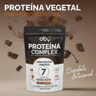 Proteina Complex Chocolate Artesanal | 7 Fuentes vegetales + Probioticos + Enzimas | Alta Absorción y Digestión Ligera Sin Lácteos | Polvo Vegana oby.mx