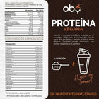 Proteina Complex Chocolate Artesanal | 7 Fuentes vegetales + Probioticos + Enzimas | Alta Absorción y Digestión Ligera Sin Lácteos | Polvo Vegana oby.mx