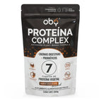 Proteina Complex Chocolate Artesanal | 7 Fuentes vegetales + Probioticos + Enzimas | Alta Absorción y Digestión Ligera Sin Lácteos | Polvo Vegana oby.mx