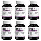 Pack de 6 frascos: OBY Pure Resveratrol con Antioxidantes: Semilla de Uva, Vitamina C, Arándano y Pimienta Negra | 60 Cápsulas Fast Bundle