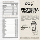 Proteína Vegana con Probióticos Sabor Vainilla 520g oby.mx