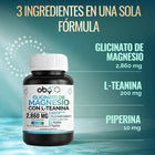 Glicinato de Magnesio con L-Teanina 120 cápsulas oby.mx