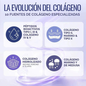 Colageno Hidrolizado 10 Tipos | OBY Collagen 10 Polvo 500g | Frutos Rojos oby.mx