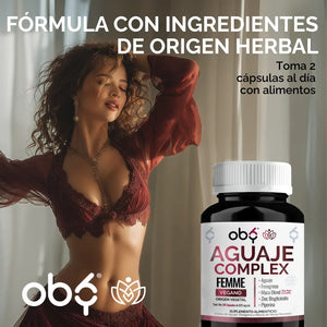 Aguaje con Fenogreco, Maca Blend y Zinc 60 cápsulas oby.mx
