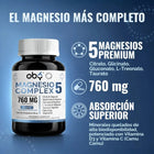 Magnesio Complex 5 OBY | 5 Tipos de Magnesios Premium | Alta Biodisponibilidad | 60 Cápsulas oby.mx