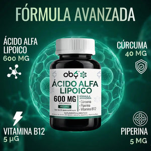 Ácido Alfa Lipoico 60 cápsulas oby.mx