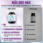 NAD+ con Resveratrol 30 cápsulas oby.mx
