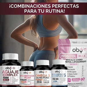 *Aguaje con Fenogreco, Maca Peruana y Zinc (60 cápsulas) oby.mx