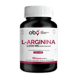 OBY L-Arginina de Alta Pureza | 120 Cápsulas $̶5̶4̶9̶.̶0̶0̶ oby.mx