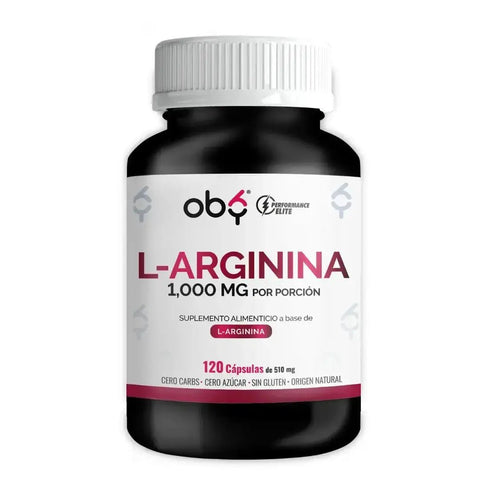 OBY L-Arginina de Alta Pureza | 120 Cápsulas $̶5̶4̶9̶.̶0̶0̶ oby.mx